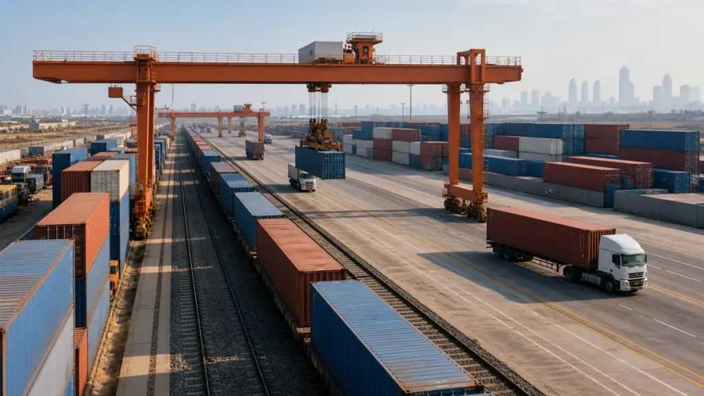 Freight forwarding from China to Rustavi, Georgia — container and air cargo handling