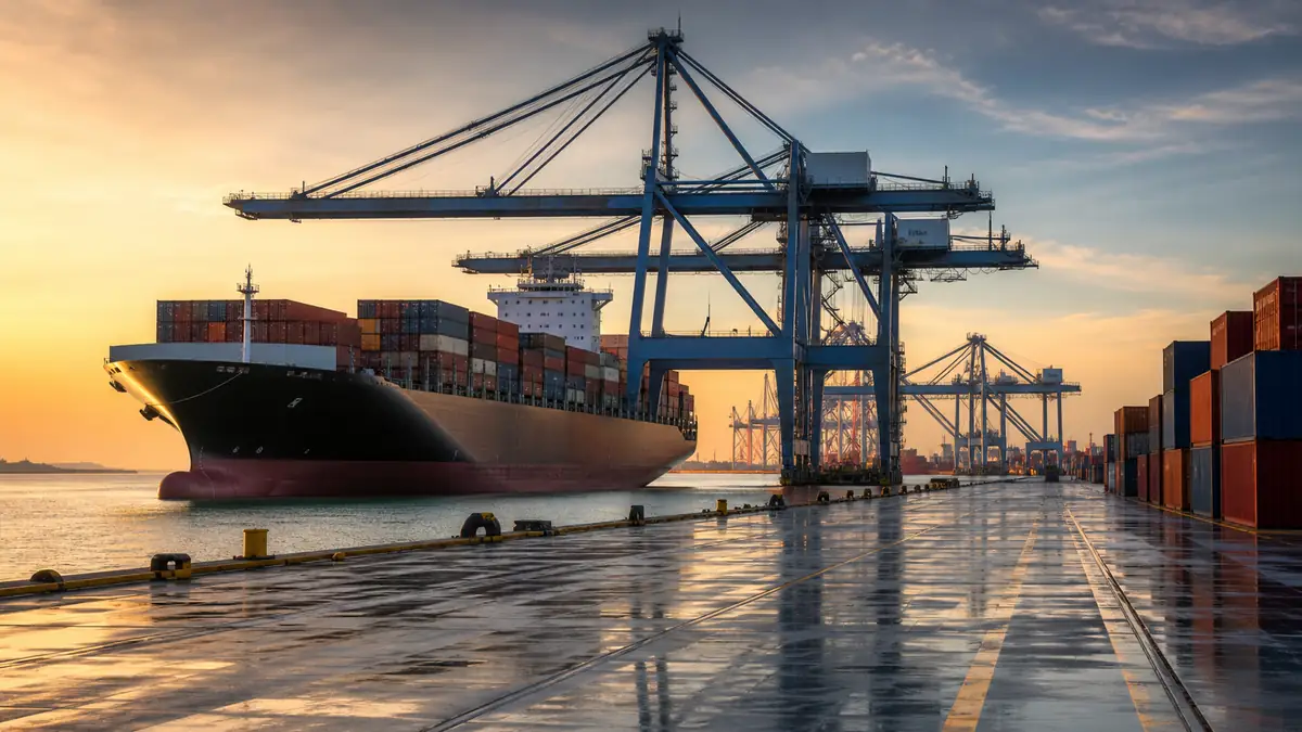 Sea Freight from China to Turkey — cargo handling at the departure terminal