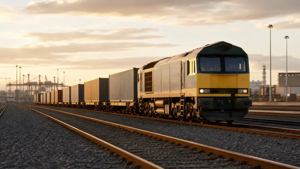 Rail Freight from China to Boten, Laos — cargo handling at the departure terminal